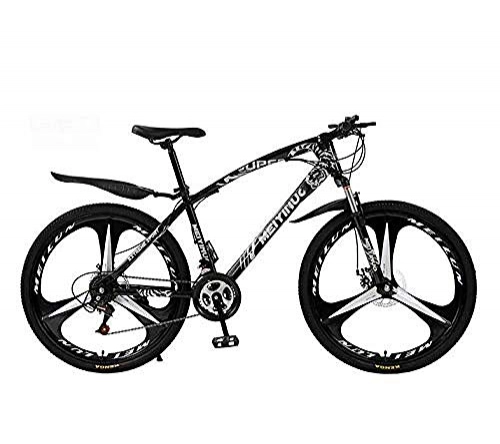 Bicicletas de montaña : Abrahmliy Bicicleta de montaña Bicicleta para Adultos Cuadro de Acero de Alto Carbono Todo Terreno Bicicletas de montaña rgidas-Naranja_26 Pulgadas 24 velocidades