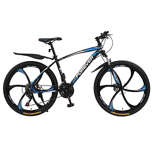 Bicicletas de montaña : AISHFP Bicicleta de montaña para Adultos de 26 Pulgadas, Bicicleta de Carretera de Doble Freno de Disco, Bicicletas de montaña de Velocidad Variable para Hombres, B, 30 Speed