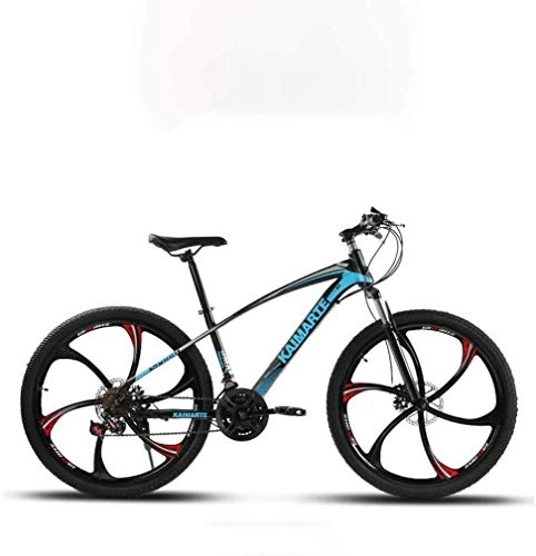 Bicicletas de montaña : Alqn Bicicleta de montaña de velocidad variable para adultos, bicicletas de doble freno de disco, bicicleta de motos de nieve en la playa, marco de acero de alto carbono actualizado, ruedas de 26 pul