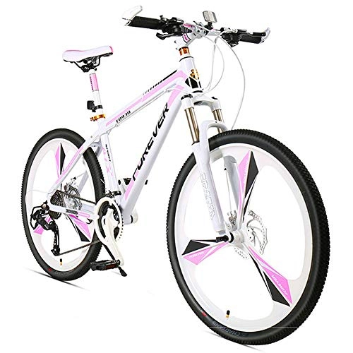 Bicicletas de montaña : AMAIRS Bicicleta De Montaña para Mujer, Aleación Ligera De Aluminio All-Terrain Road 24" / 26" 27 Rueda De Radios De Velocidad Variable / Rueda Integrada Bicicleta De Mujer, Integrated Wheel, 26"