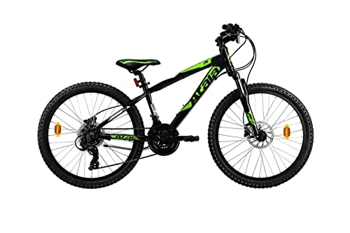 Bicicletas de montaña : Atala Mountain Bike Race PRO Nuevo modelo 2020, 24" HD, talla única 33 (140-165 cm), color negro y verde