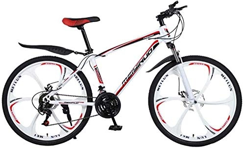 Bicicletas de montaña : Bicicleta de 26 Pulgadas Bicicleta de montaña de Acero al Carbono Bicicleta de 21 velocidades con suspensión Completa MTB Fitness Ciclismo recreativo al Aire Libre-Estilo-A