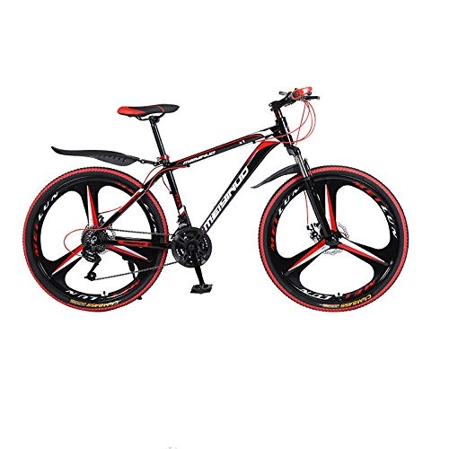 Bicicletas de montaña : Bicicleta de Acero de 26 Pulgadas Bicicleta de montaña de 21 / 24 / 27 velocidades Bicicleta de Acero Frenos de Doble Disco Bicicletas de Carretera de Velocidad Variable Bicicleta de carrera-002_24