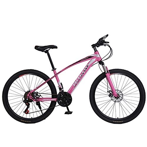 Bicicletas de montaña : Bicicleta De Montaña 26''21 Velocidad Freno De Disco Bicicleta De Montaña, Suspensión Completa, Bicicleta De Carretera para Hombres Y Mujeres-Rosa 26inch