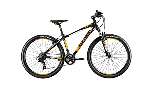 Bicicletas de montaña : Bicicleta de montaña Atala 2020 Replay 27, 5 pulgadas VB, 21 velocidades, talla S 153 cm a 170 cm, color negro y naranja