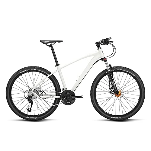 Bicicletas de montaña : Bicicleta de montaña de 26 pulgadas, bicicleta de montaña para adultos con bicicleta de 27 velocidades, marco de acero con alto contenido de carbono, doble suspensión completa, freno de disco doble, b