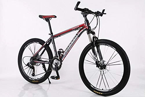 Bicicletas de montaña : Bicicleta de montaña Freno de Disco Bicicleta 26 Pulgadas Velocidad Variable Amortiguador Bicicleta no Plegable-Plato de Aceite (30 velocidades) t_26 Pulgadas x 17 Pulgadas