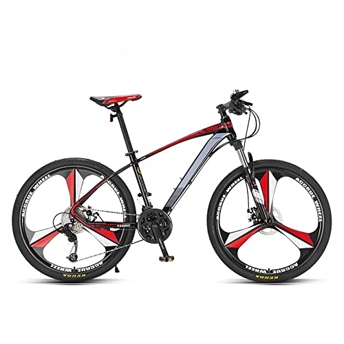 Bicicletas de montaña : Bicicleta de montaña para adultos, ruedas de 26 pulgadas Suspensión delantera de aleación ligera, sistema de engranaje de velocidad 27 / 30 / 33 Suspensión doble Bicicleta de montaña unisex para adultos