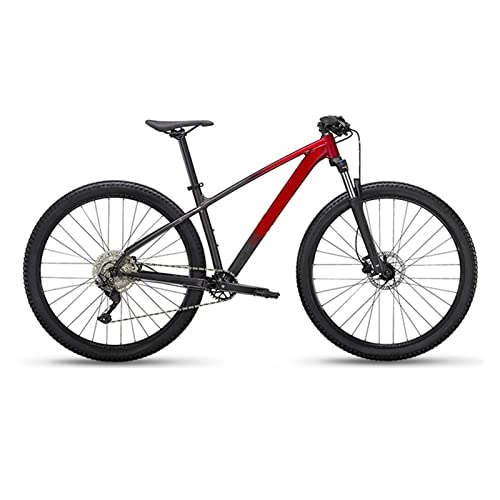 Bicicletas de montaña : Bicicleta de montaña, ruedas de 10 velocidades, 27.5 pulgadas, choque frontal bloqueable, frenos de disco hidráulicos, adecuados for desplazamientos fuera de la carretera. ( Color : Red , Size : S )