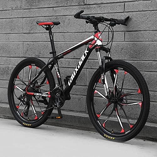 Bicicletas de montaña : Bicicleta Yoshiyami, Bicicleta De Bicicleta, Regalo De Adolescentes, Racing-[Partido Superior] Diez Cuchillos - Rojo Negro_21 Velocidad (por Defecto De 26 Pulgadas)，