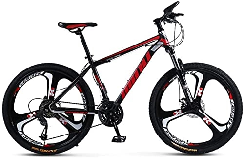 Bicicletas de montaña : Bicicletas de montaña, bicicleta de montaña de velocidad variable para adultos de 26 pulgadas para hombres y mujeres que compiten con bicicleta de tres ruedas Cuadro de aleación con frenos de disco
