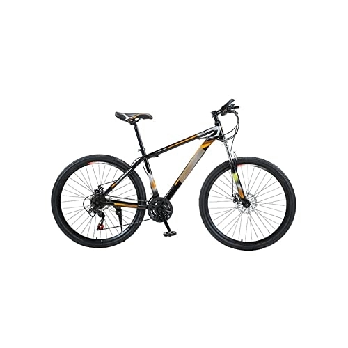 Bicicletas de montaña : Bicycles for Adults 21-Speed Adult Student Riding Light Scooter Shock-Absorbing Double Disc Brake Mountain Bike (Color : Orange)