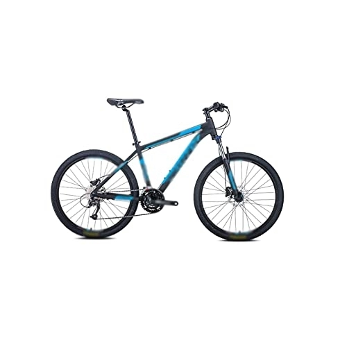 Bicicletas de montaña : Bicycles for Adults 27-Speed Outdoor Mountain Bike Adult Sports Bicycle Hydraulic Disc Brakes Men and Women Cool Bicycle Outdoor Leisure Sports Cycl (Color : Blue, Size : 27_26*19(175-185CM