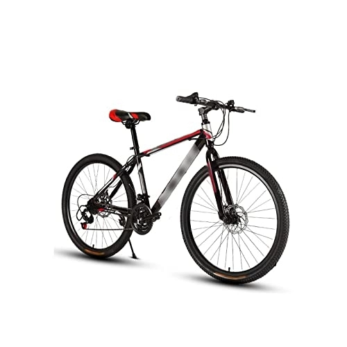 Bicicletas de montaña : Bicycles for Adults Mountain Bike Speed-Shifting Double-Shock Cross-Country Racing Student Adult (Color : Red, Size : Small)