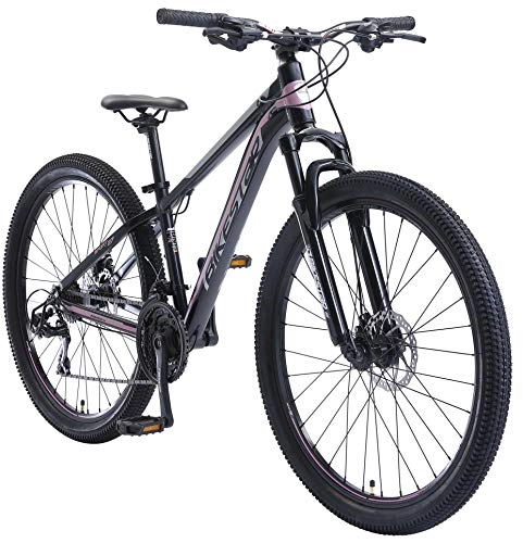 Bicicletas de montaña : BIKESTAR Bicicleta de montaña Hardtail de Aluminio, 21 Marchas Shimano 27.5" Pulgadas | Mountainbike con Frenos de Disco Cuadro 14" MTB | Azul