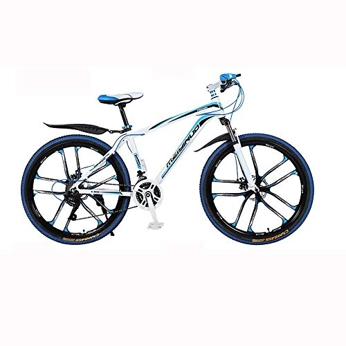 Bicicletas de montaña : BIU Bicicleta De Montaña De 26 Pulgadas, Bicicleta De Aleación De Aluminio con Marco De Acero Al Carbono con Cambio, Bicicleta De Carretera De Doble Freno para Adultos, 5, 24 Speed