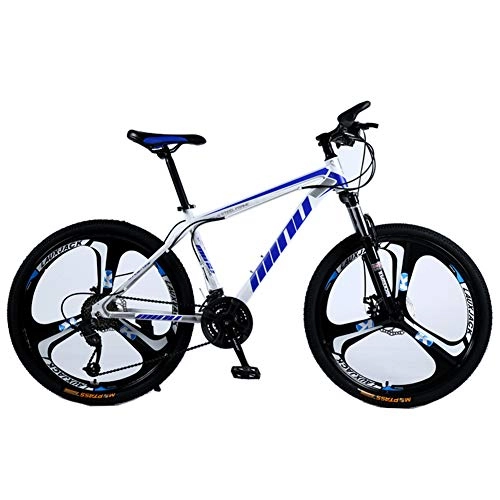 Bicicletas de montaña : Caige Montaa Adultos Bicicletas de Ruedas de 26 Pulgadas Rastro de montaña Bicicletas 21 Velocidad, Velocidad 24, 27 de Velocidad, Velocidad 30 Bicicletas Kit, Azul, 30 Speed
