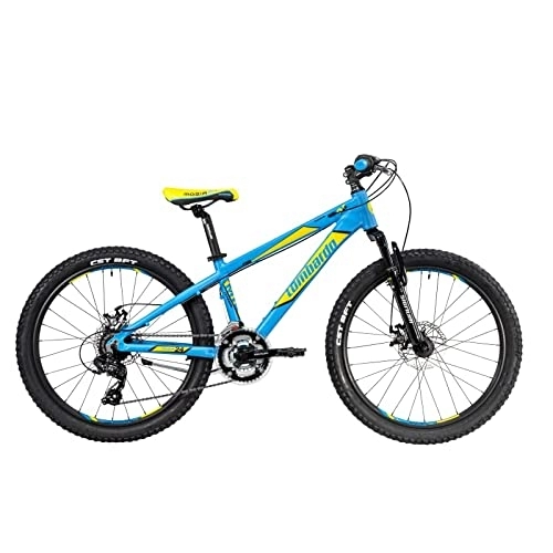 Bicicletas de montaña : Cicli Lombardo Bicicleta MTB 24 Mozia Disc azul / amarillo DY2402