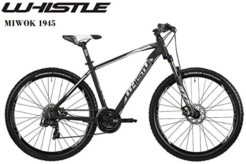 Bicicletas de montaña : ciclos puzone Whistle miwok 1945Gama 2019, Black- White Matt, 41 CM - S