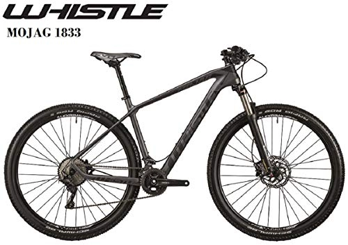 Bicicletas de montaña : ciclos puzone Whistle mojag 1833Gama 2019, Anthracite- Black Matt, 43 CM - S