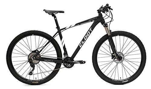 Bicicletas de montaña : CLOOT Bicicleta montaña 29" Negra Prolevel 2x10 11-42 Shimano Deore- Horquilla Aire (Talla S (153-163))