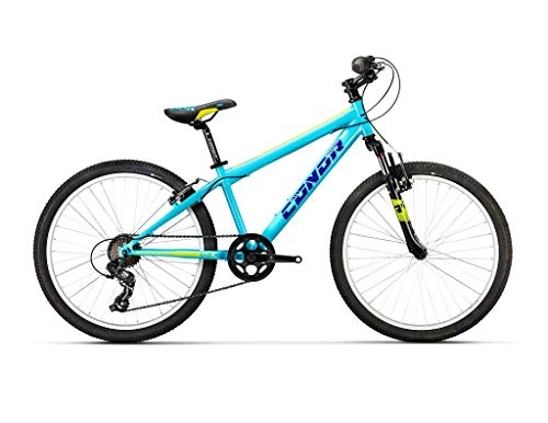 Bicicletas de montaña : Conor Bicicleta 440 Azul. Bicicleta Junior para Ocio Dos Ruedas. Bici para niños de 7 a 12 años. Bike para niñas. Ruedas 24 Pulgadas. Cambio de 7 velocidades.