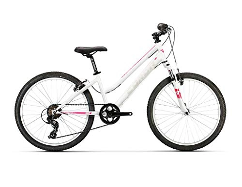 Bicicletas de montaña : Conor Bicicleta 440 Lady Blanco Rosa. Bicicleta Junior para Ocio Dos Ruedas. Bici para niños de 7 a 12 años. Bike para niñas. Ruedas 24 Pulgadas. Cambio de 7 velocidades.