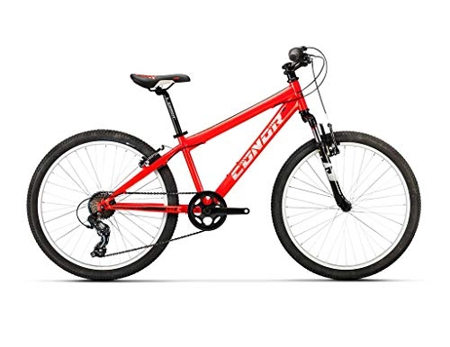 Bicicletas de montaña : Conor Bicicleta 440 Rojo. Bicicleta Junior para Ocio Dos Ruedas. Bici para nios de 7 a 12 aos. Bike para nias. Ruedas 24 Pulgadas. Cambio de 7 velocidades.