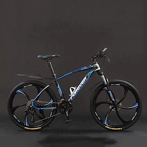Bicicletas de montaña : CSS Bicicleta, bicicletas de montaña de velocidad 21 / 24 / 27 / 30 de 26 pulgadas, bicicleta de montaña de cola dura, bicicleta ligera con asiento ajustable, freno de disco doble 6-6, 21 velocidades