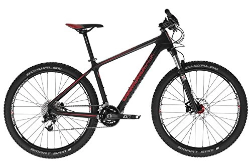 Bicicletas de montaña : Diamondback Lumis 2.0 - Bicicleta de Cross-Country, Color Negro / Rojo, 17"