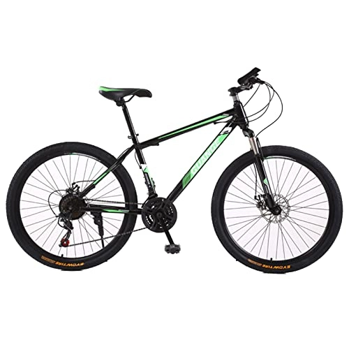 Bicicletas de montaña : EASSEN Bicicleta de montaña Juvenil / Adulta de 29 Pulgadas - Acero de Carbono de Alta Velocidad de 21 velocidades, Bicicleta de montaña de suspensión Completa con biciclet Black Blue- 27.5