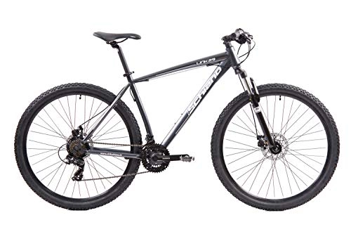 Bicicletas de montaña : F.lli Schiano LINK29 Bicicleta MTB, Hombre, Antracita-Biacno, 29