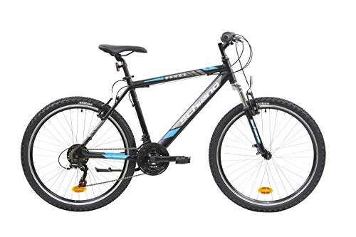Bicicletas de montaña : F.lli Schiano Range Bicicleta Montaa, Men's, Negro-Azul, 26