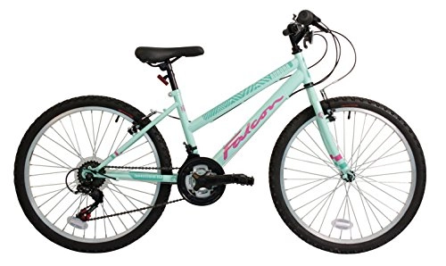 Bicicletas de montaña : Falcon nia Aurora rgida bicicleta - verde / rosa, 60, 96 cm