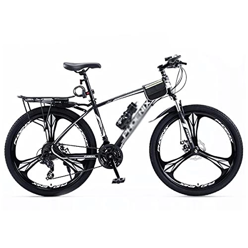 Bicicletas de montaña : FBDGNG Bicicleta de montaña de acero al carbono 27.5 velocidades 24 / 27 con freno de disco para un camino, sendero y montañas (tamaño: 27 velocidades, color: rojo)