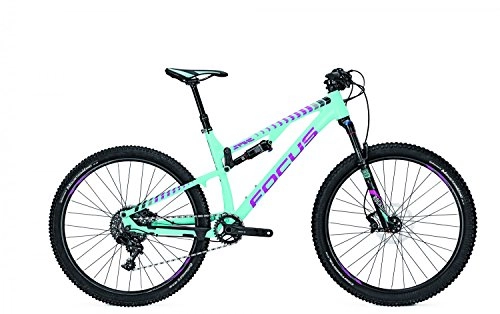 Bicicletas de montaña : Focus Mountain Bike Spine Evo Donna 11g SRAM GX 27, 5'Mujer, aquablue