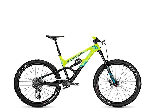 Bicicletas de montaña : Focus Sam C SL 12G, Color Lime / aquablue, tamaño 52, tamaño de Rueda 27.50
