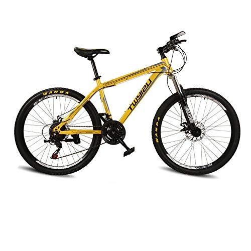 Bicicletas de montaña : Fslt Bicicleta de montaña   21-Speed ​​26-Inch Mountain Bike-Yellow_Other