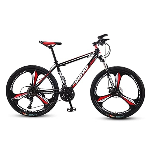 Bicicletas de montaña : GAOXQ Bicicleta de montaña 21 Velocidad MTB 27.5 Pulgadas Ruedas Doble Suspensión Montaña Bicicleta, Múltiples Colores Red Black