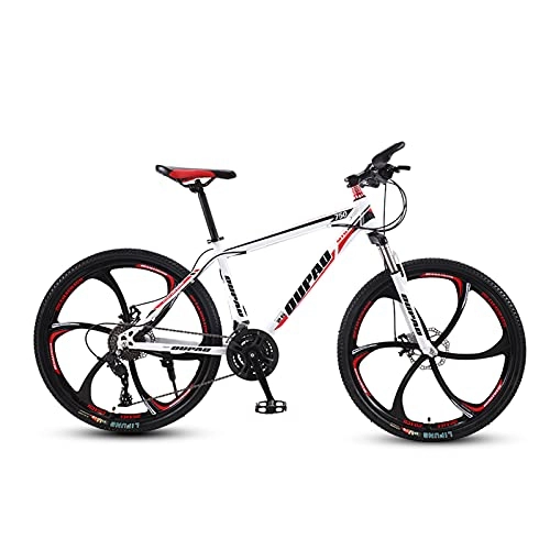Bicicletas de montaña : GAOXQ Suspensión Completa Bicicleta de montaña 21 Bicicleta de Velocidad 27.5 Pulgadas Hombres MTB Frenos de Disco, un Rojo / Azul White Red