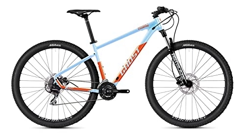 Bicicletas de montaña : Ghost Kato Essential 29R 2022 - Bicicleta de montaña (44 cm), color azul y naranja oscuro
