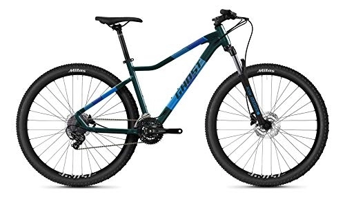 Bicicletas de montaña : Ghost Lanao Base 27.5R AL W 2021 - Bicicleta de montaña para mujer (S / 40 cm), color azul petróleo