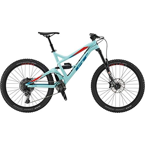 Bicicletas de montaña : GT 27, 5" M Sanction Expert 2019 - Bicicleta de montaña, Color Turquesa, Color Turquesa, tamao Medium