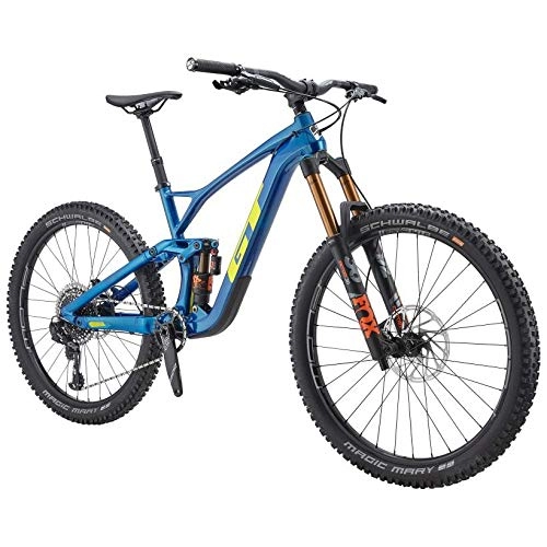 Bicicletas de montaña : GT Force Carbon Pro Bicicleta Ciclismo, Adultos Unisex, Multicolor (Gloss Team Blue-Ye), M