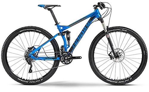 Bicicletas de montaña : Haibike Impact RC 29 Fully 2014 MTB Haibike Azul / Negro / Gris Mate, blau / schwarz / grau matt