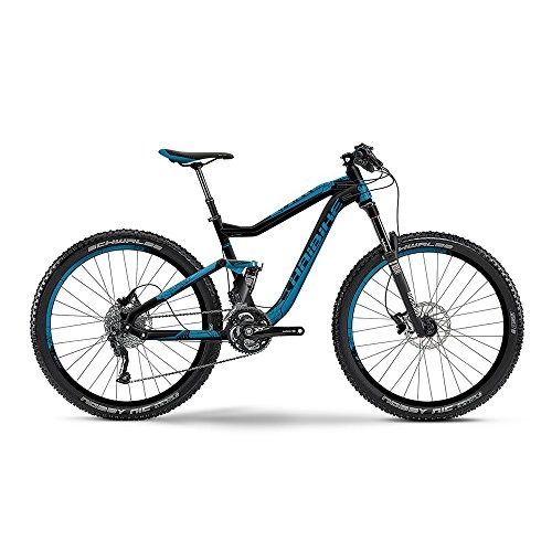 Bicicletas de montaña : Haibike Q.AM Life 7.10 27.5" 30-G XT Mix 2015 RH36 - Bicicleta de montaña, color negro y azul mate