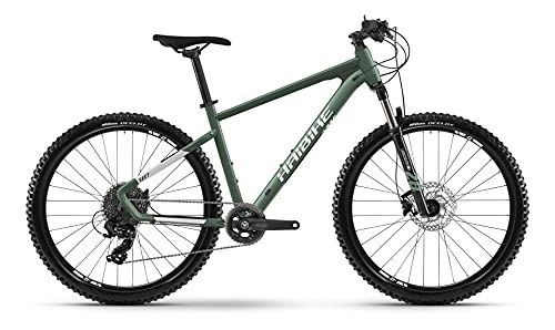 Bicicletas de montaña : Haibike SEET 6 27.5R Mountain Bike 2021 - Bicicleta de montaña (S / 40 cm, bambú), color verde y gris