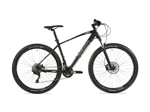 Bicicletas de montaña : Hawk Sixtysix - Bicicleta de montaña de 27, 5" (MTB, Cambio de 20 Marchas y Frenos de Disco Shimano Br-m315 Disc Hydr), Color Negro, tamao Small, tamao de Rueda 68.85