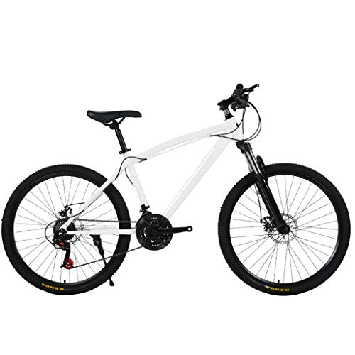 Bicicletas de montaña : Hombres y mujeres adultos Velocidad variable Bicicleta para estudiantes Bicicleta de montaña en blanco y negro Bicicleta Bicicleta de carretera Absorción de choque Off-road 22, 24, 27, 30 Velocidad