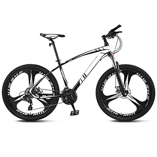 Bicicletas de montaña : JXJ 26 Pulgadas Mountain Bike, Bicicletas Montaña 21 / 24 / 27 / 30 Velocidades MTB para Hombre Mujer, con Asiento Ajustable, Frenos de Doble Disco